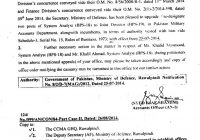 Upgradation / Re-Designation Of Two Posts Of System Analyst (BPS-18) As Joint Director (BPS-19) In Pakistan Military Accounts Department