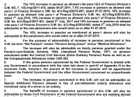 Grant of Increase in Pension 2019 to Pensioners of the Federal Government