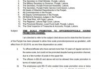 Time Scale Promotion to Officers/Officials having Promotion Channel (Govt. of Punjab)